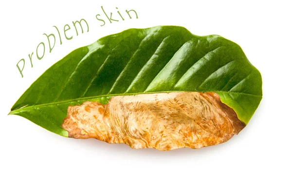 Concept of problem skin — Stock Photo, Image