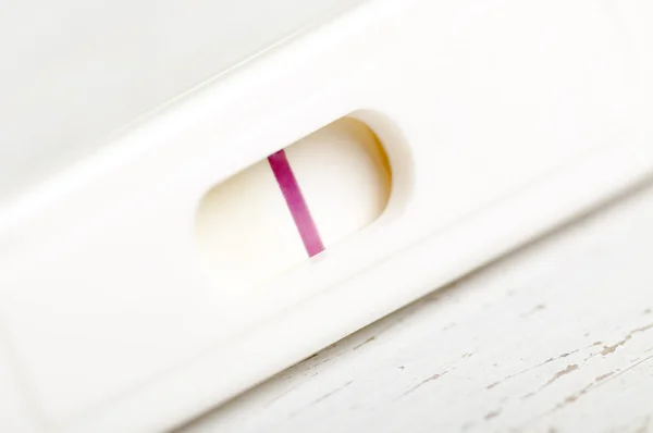 부정적인 결과 함께 가정 임신 검사 — 스톡 사진
