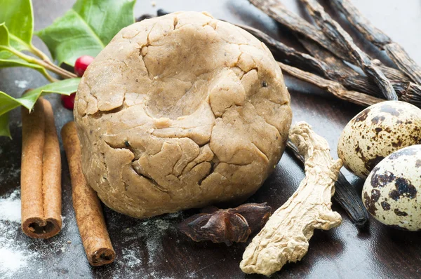 Ginger Dough and species — Stock Photo, Image