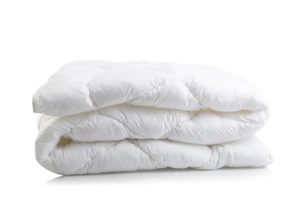 White duvet blanket — Stock Photo, Image