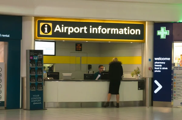 Letiště Londýn gatwick — Stock fotografie