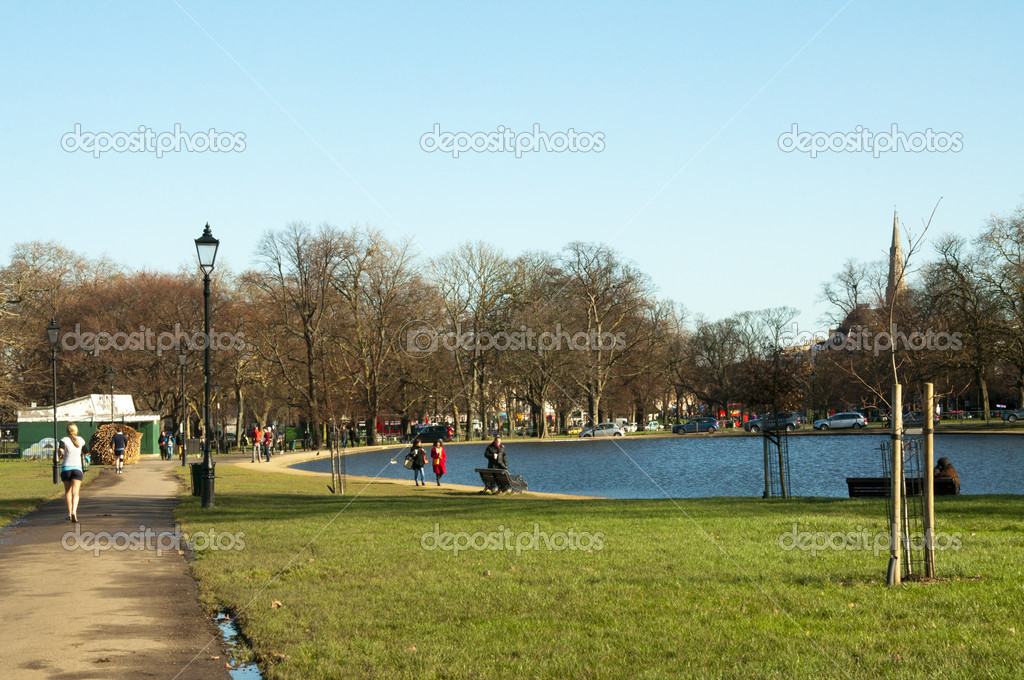 London Clapham Common park — Stock Photo © nankaphoto 41576127
