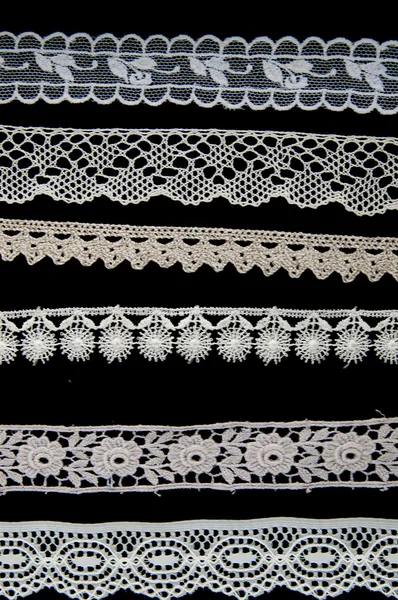 White lace patterns — Stock Photo, Image