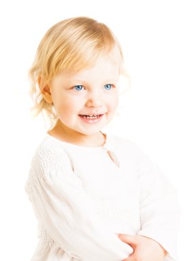 gülümseyen kız bebek