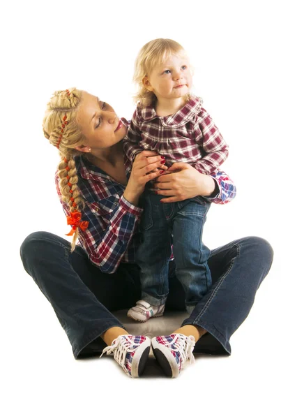 Felice madre e figlia — Foto Stock