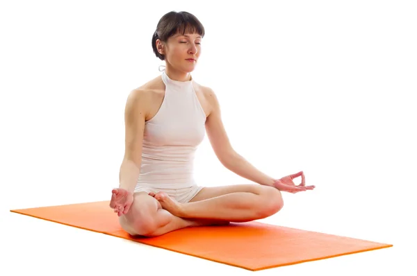 Pose de yoga fácil —  Fotos de Stock