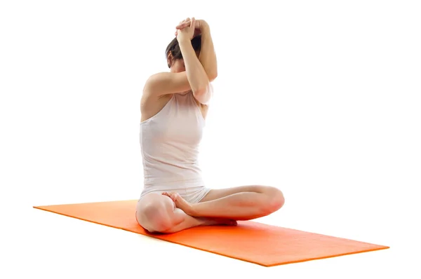 Pose de yoga fácil — Foto de Stock