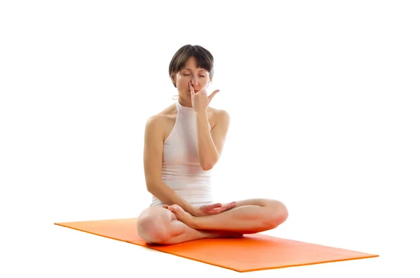 Pose de yoga fácil — Foto de Stock
