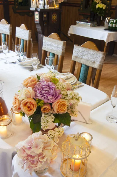 Table set for event party — Stock Photo, Image