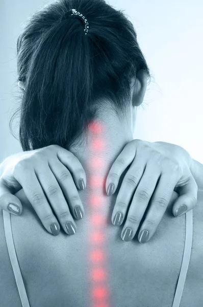 Pijn in de rugomurga ağrısı — Stok fotoğraf