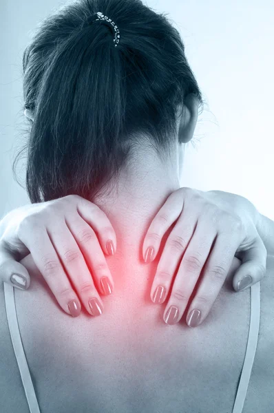 Pain in spine — Stock Photo, Image