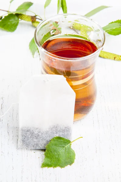 Birch tea — Stock Photo, Image