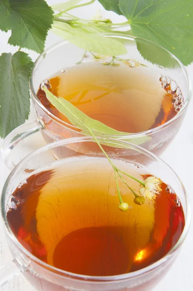 Linden tea — Stock Photo, Image