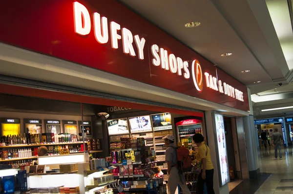 Duty Free Shops in Prague Airport — Stock Photo, Image
