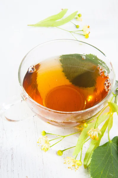 Linden tea — Stock Photo, Image