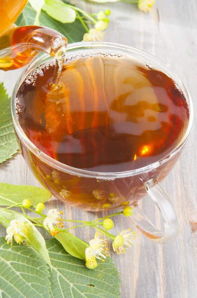 Linden tea — Stock Photo, Image