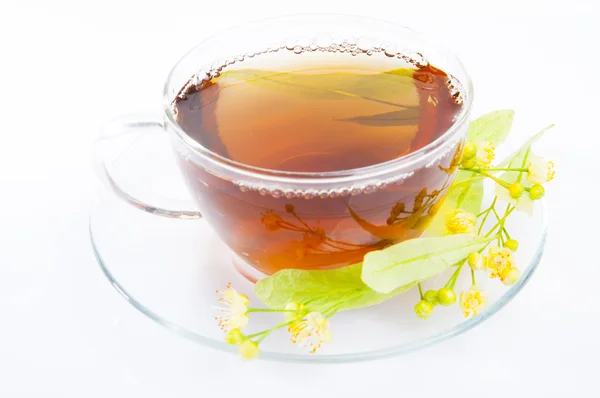 Linden čaj — Stock fotografie