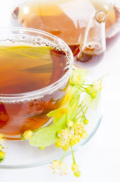 Herbata z lipy — Zdjęcie stockowe
