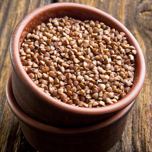 Raw buckwheat — Stock Photo, Image