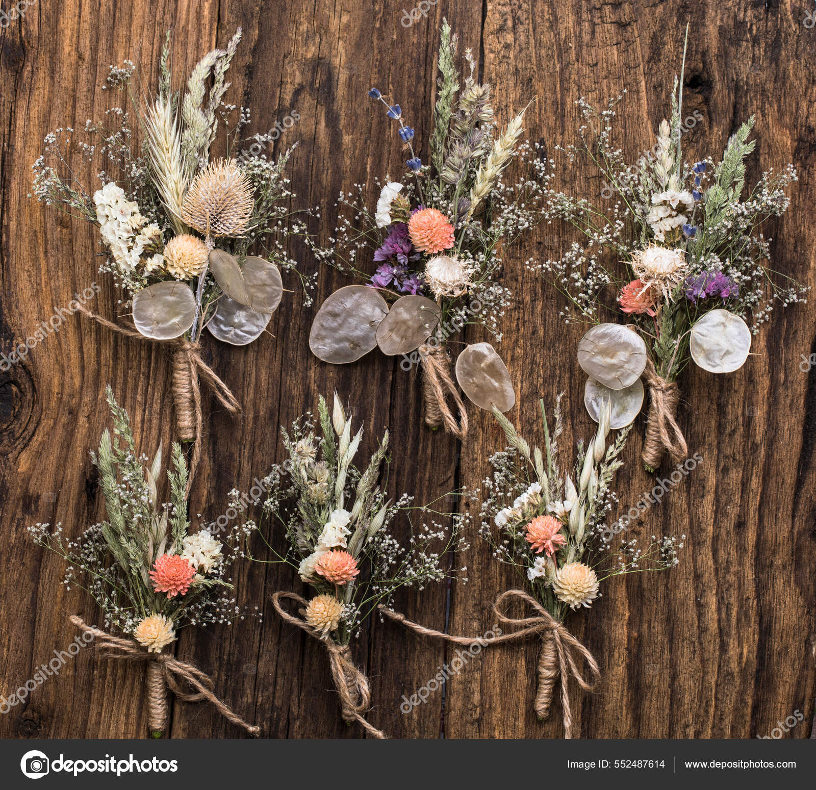 Dried Wildflowers Bouquet Royalty-Free Images, Stock Photos