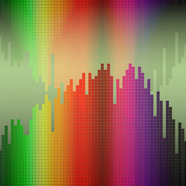 Vektor abstrakt bakgrund, regnbåge — Stock vektor