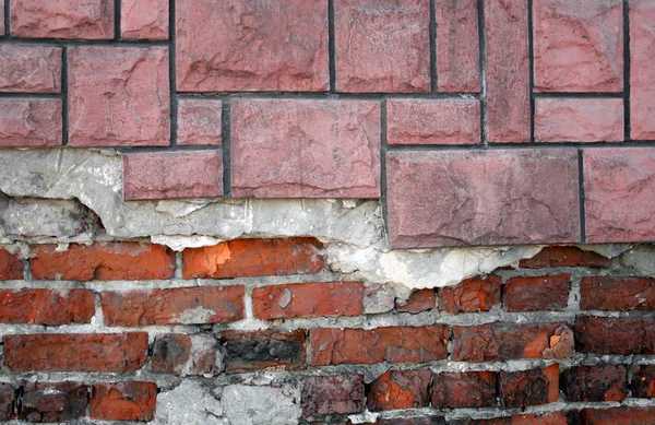 Stary mur z cegły grunge — Zdjęcie stockowe