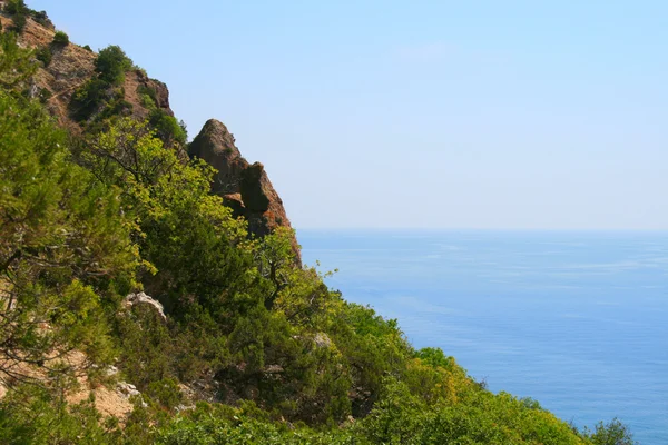 Denize yakın kayalar — Stok fotoğraf