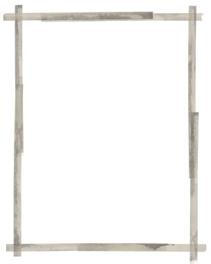 Bilgisayar, izole edilmiş arkaplanda boş kopya alanı ile çizilmiş vintage çizilmiş grunge kenar örtüleri tasarladı.