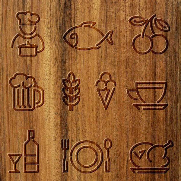 Ikonen aus Holz — Stockfoto