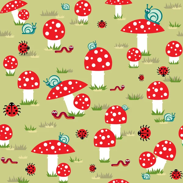 Amanita. — Vector de stock