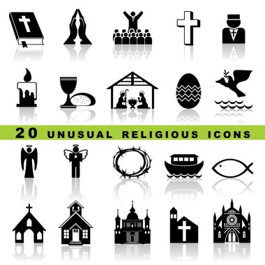 Set christian icons