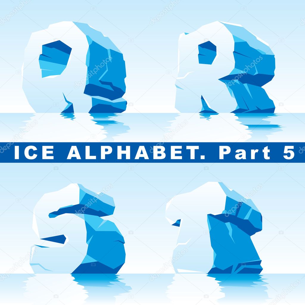 Ice alphabet. Part 5