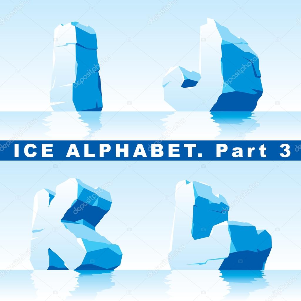 Ice alphabet. Part 3