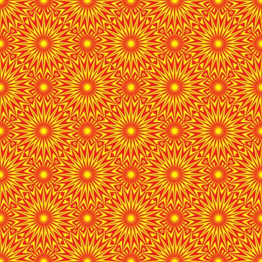 Kırmızı geometrik zemin