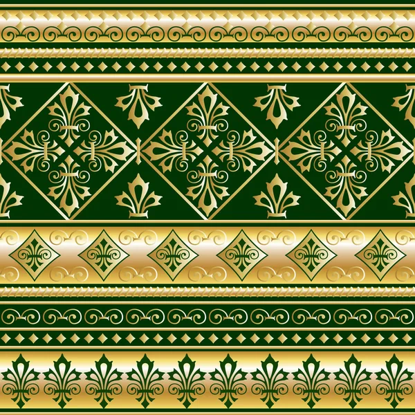 Oro ornamento reale — Vettoriale Stock