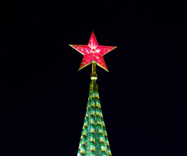 Kırmızı yıldızı Moskova kremlin, Rusya Federasyonu