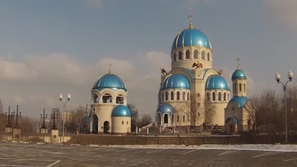 Russia. Moscow. Church of the Holy Trinity. — Stock Video