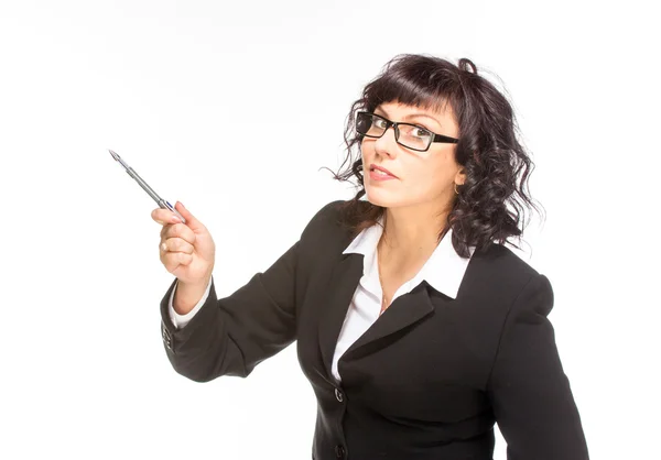 Cheerful senior business woman — Stock Photo, Image