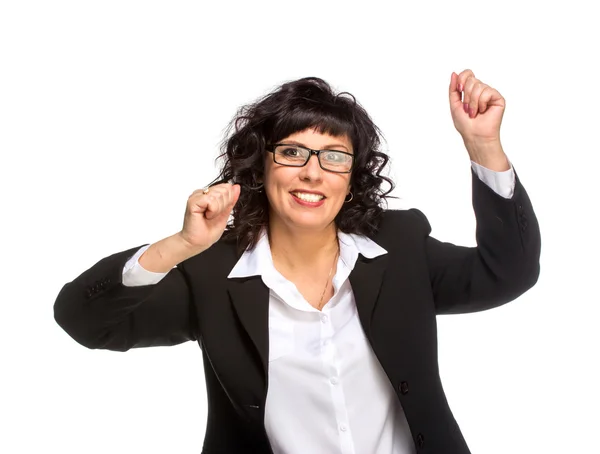 Cheerful senior business woman — Stock Photo, Image