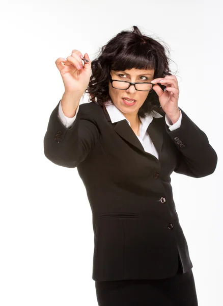 Cheerful senior business woman — Stock Photo, Image