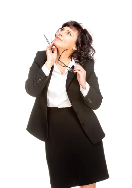 Cheerful senior business woman — Stock Photo, Image