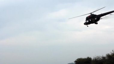Helikopter gübre püskürtme
