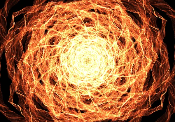 概要3次元火災超新星爆発 — ストック写真