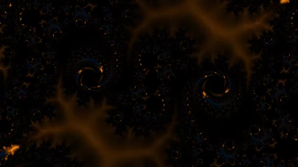 Абстрактний фрактальний фон піролізу — стокове відео