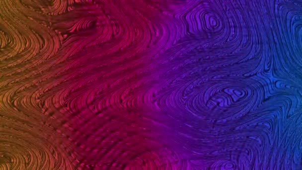 Peinture arc-en-ciel de couleur liquide — Video