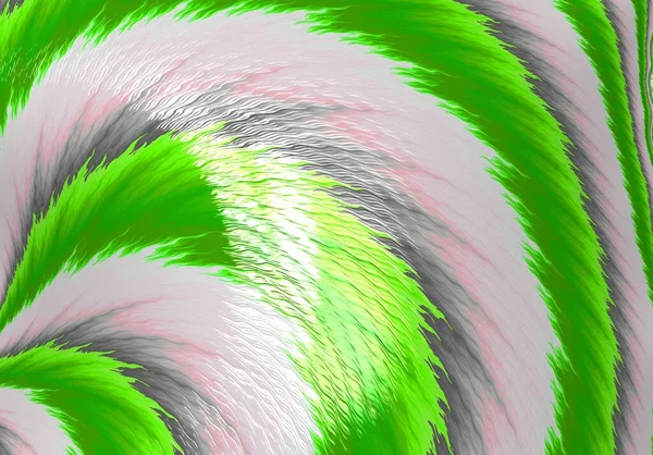 Circular Fondo Fractal Ondas Verdes Abstractas Fotos De Stock Sin Royalties Gratis