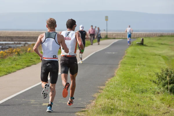 Pro atleten terenzo bozzone (14), 2e plaats) en jan van berk — Stockfoto