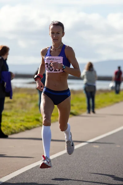 Pauline Curley (3827), maratona — Fotografia de Stock