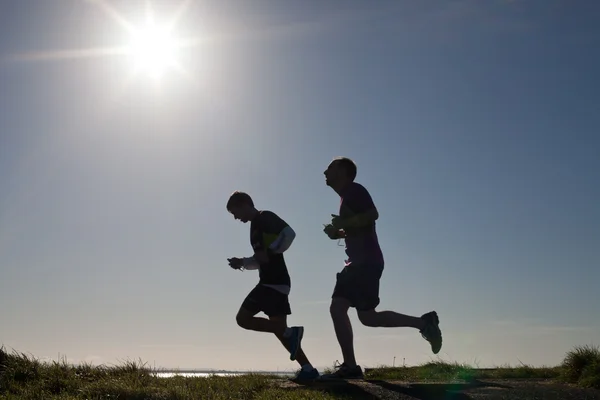 Corredores, maratona — Fotografia de Stock