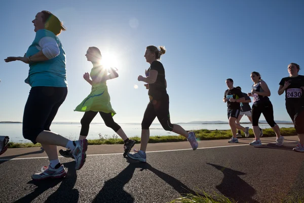 Koşucular, maraton — Stok fotoğraf